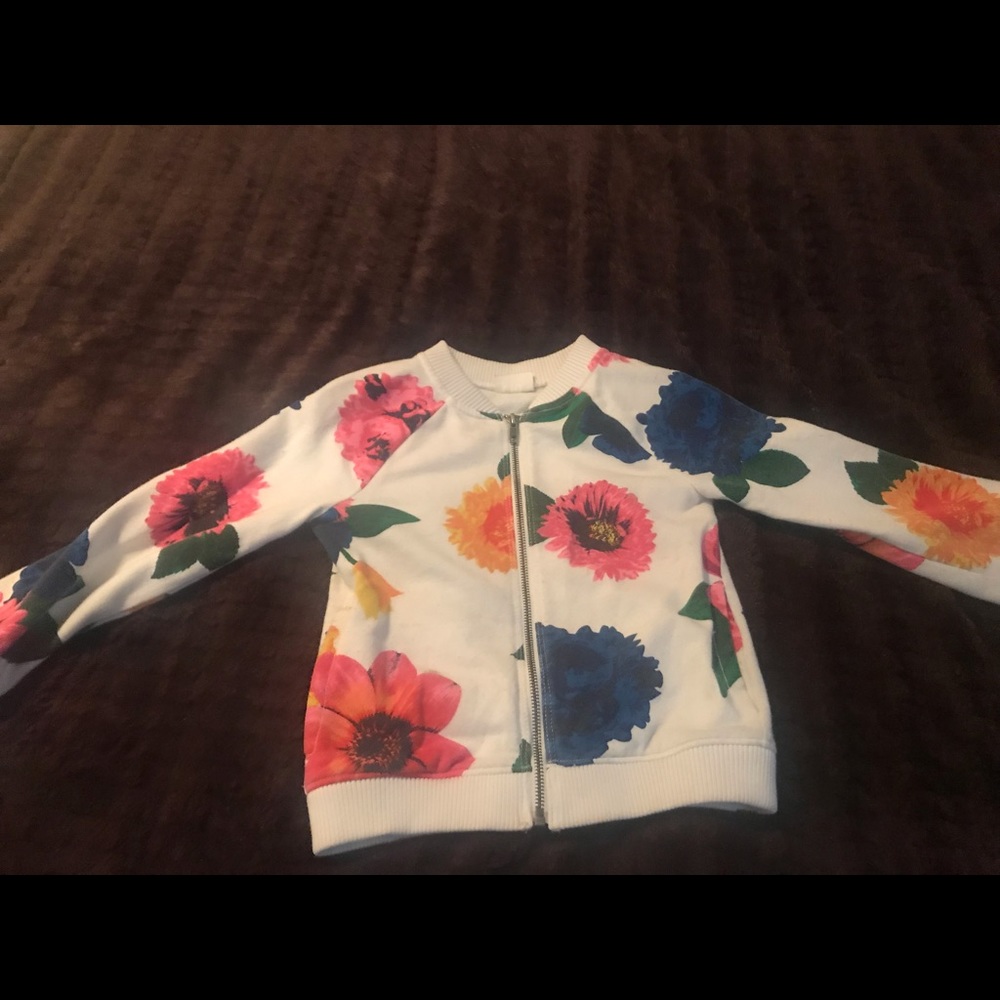 Girls Colorful Jacket Size 5-6 (Used)